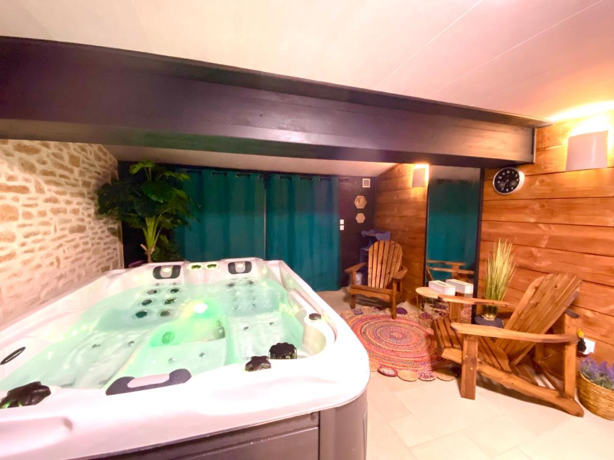 Le Cocon Boheme - Maison Climatisee Au Coeur De Sarlat - Parking - Piscine Chauffee - Spa Et Massages Bagian luar foto